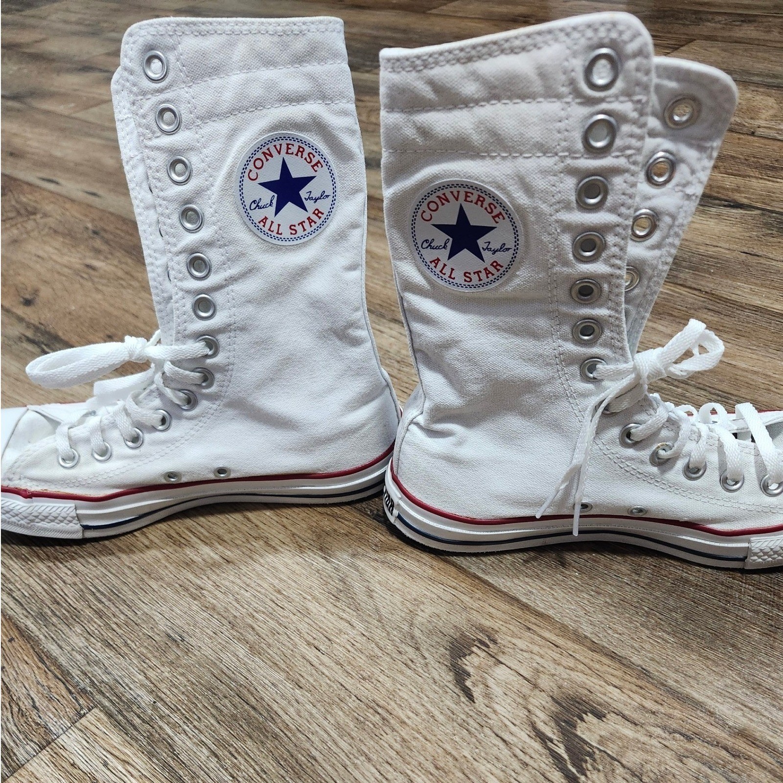 Vtg Converse Chuck Taylor All Star X-Hi Fold Down Sneaker Boot Y2K men 6 women 8