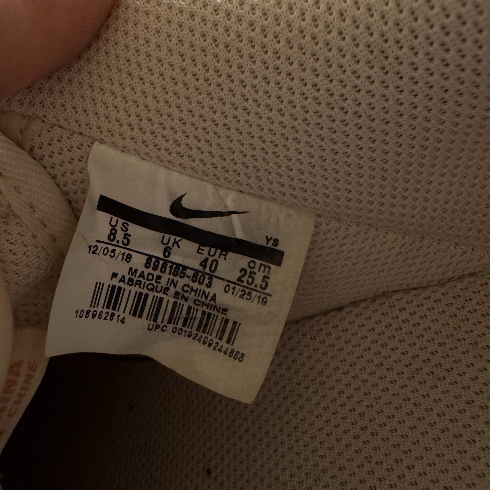 Nike Air Force 1 ’07 Premium Washed Coral Rose Gold Guava Ice Women’s 8.5 896185