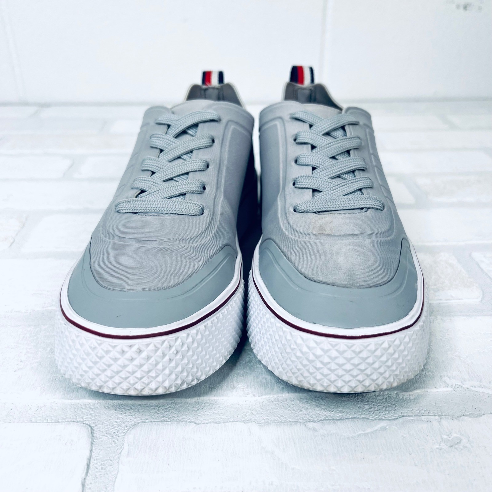 Tommy Hilfiger Womens TWSAWYIR Platform Sneakers Light Gray 5.5M