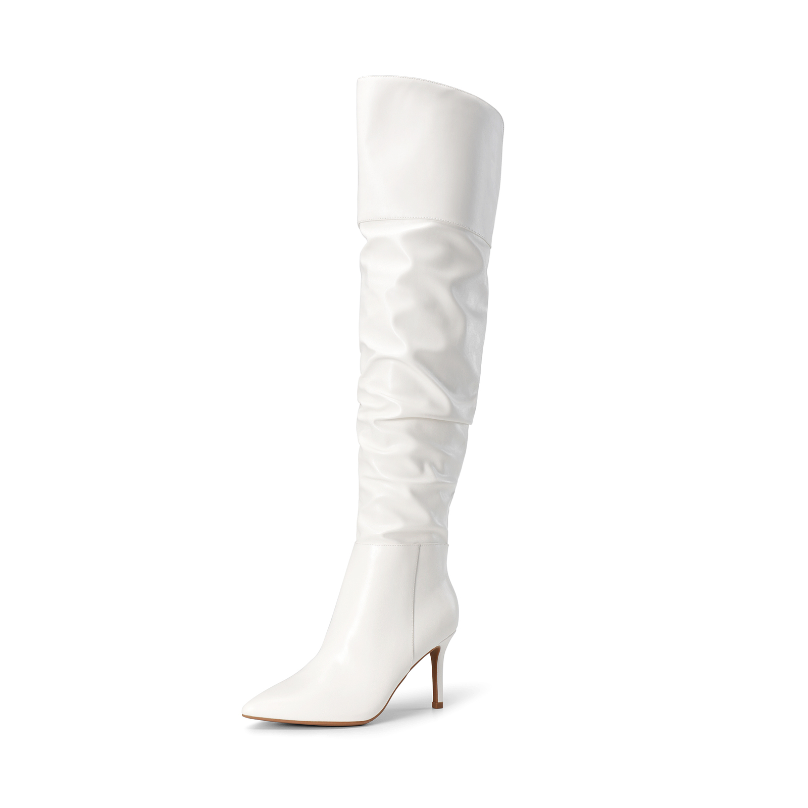 Women High Heels Over The Knee Boots Thigh High Pointed Toe Stiletto Party Boots