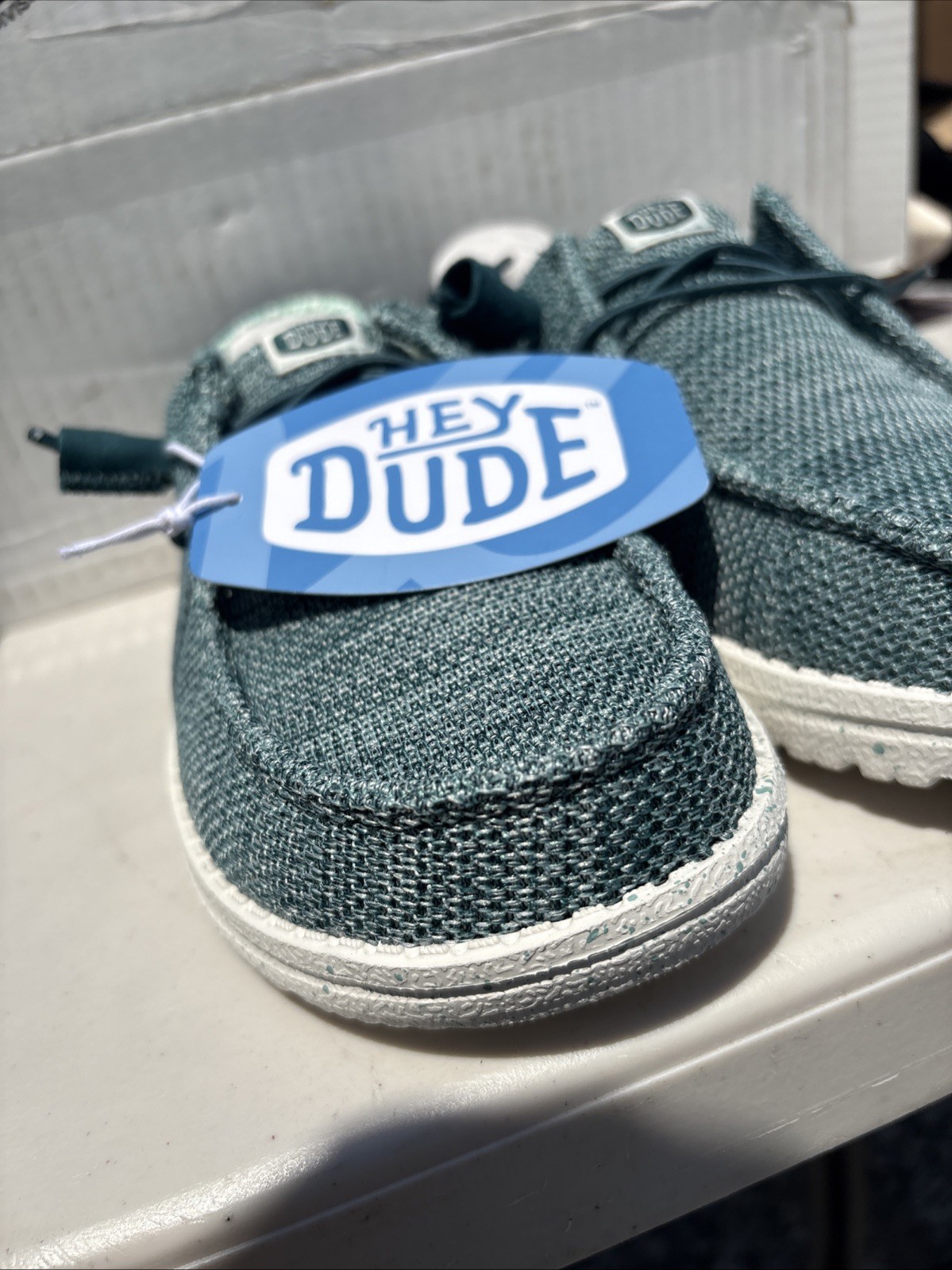 Hey Dude Deep Teal Wendy Stretch Sox W8