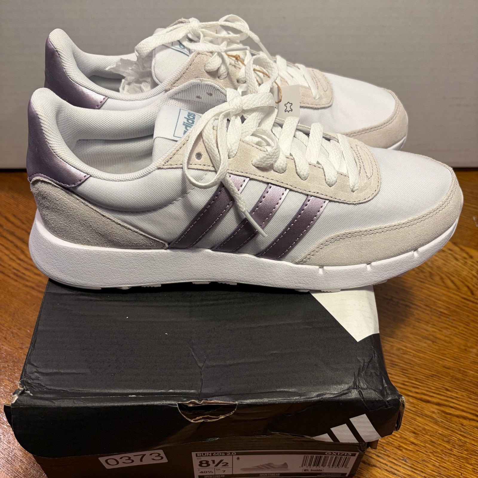 Size 8.5 – Adidas Run 60s 2.0 Retro Inpired Womens Running Shoes