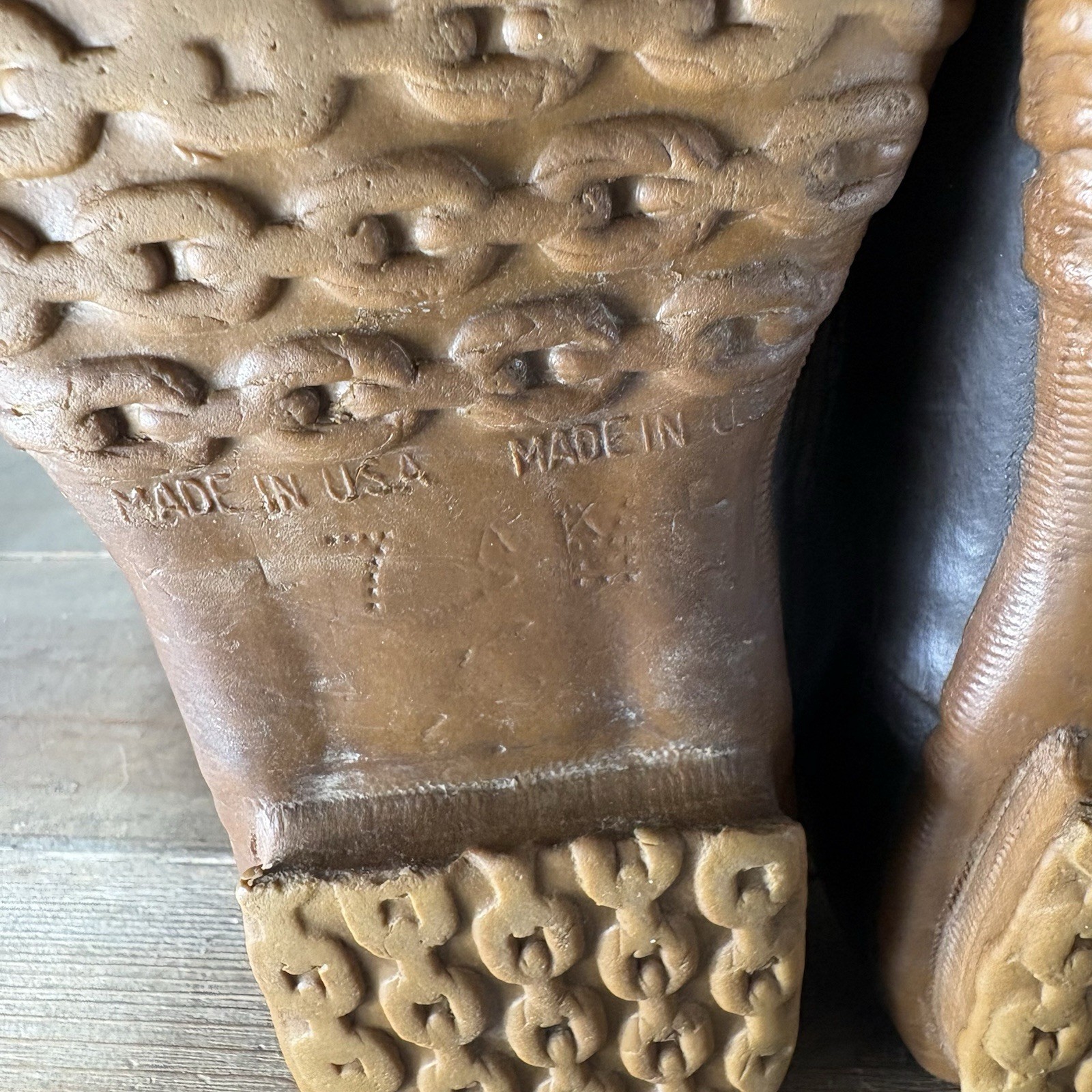 Ll bean duck boots womens size 7 shoes brown tall leather waterproof hunting