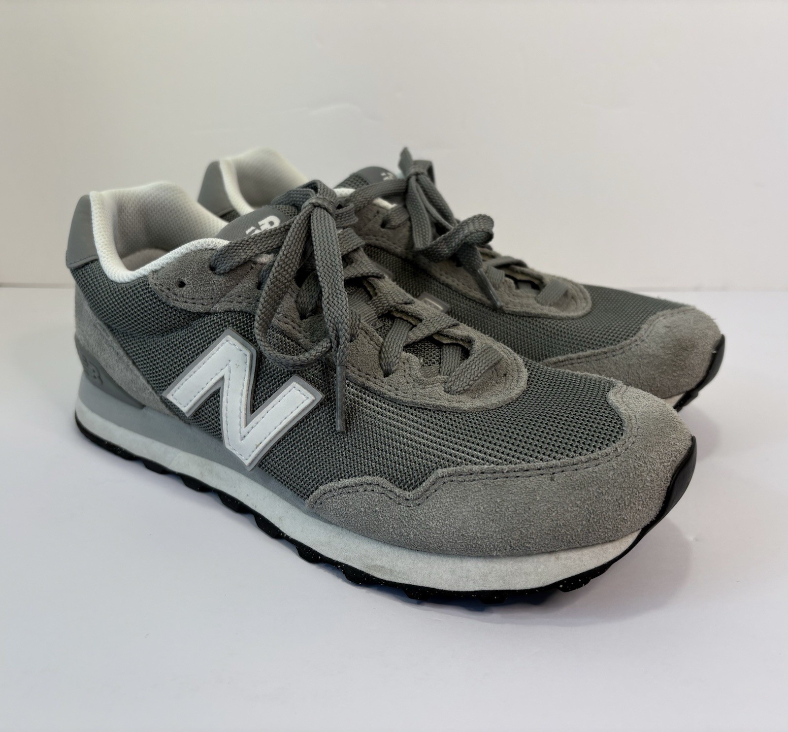 NEW BALANCE 515 SLATE GREY WHITE RETRO RUNNING SNEAKERS SHOES Women 8.5 Men 7 B