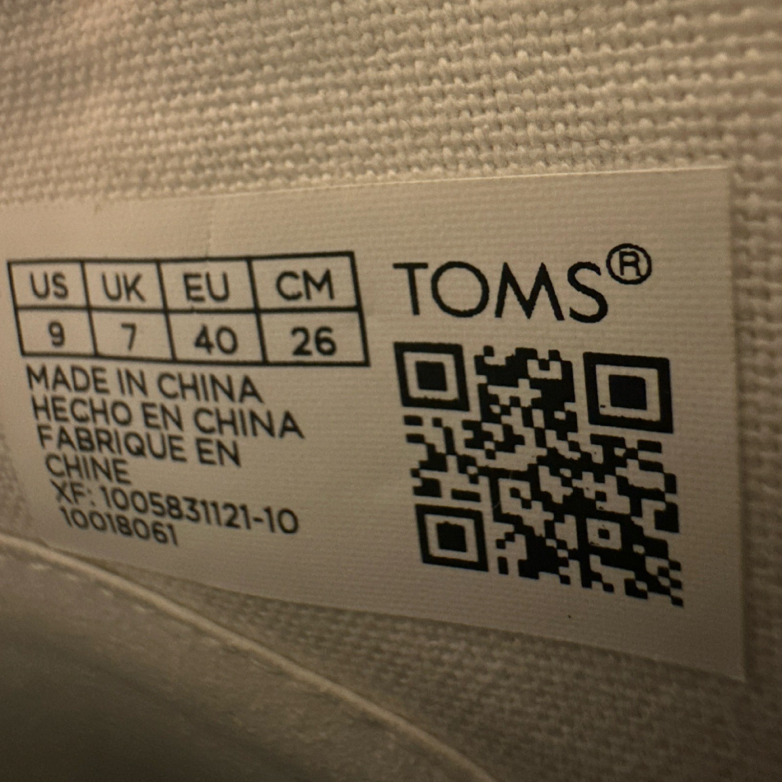 Tom’s Shoes Women’s Bryce High Top White Leather Elastic Gore Pull Tab US 9