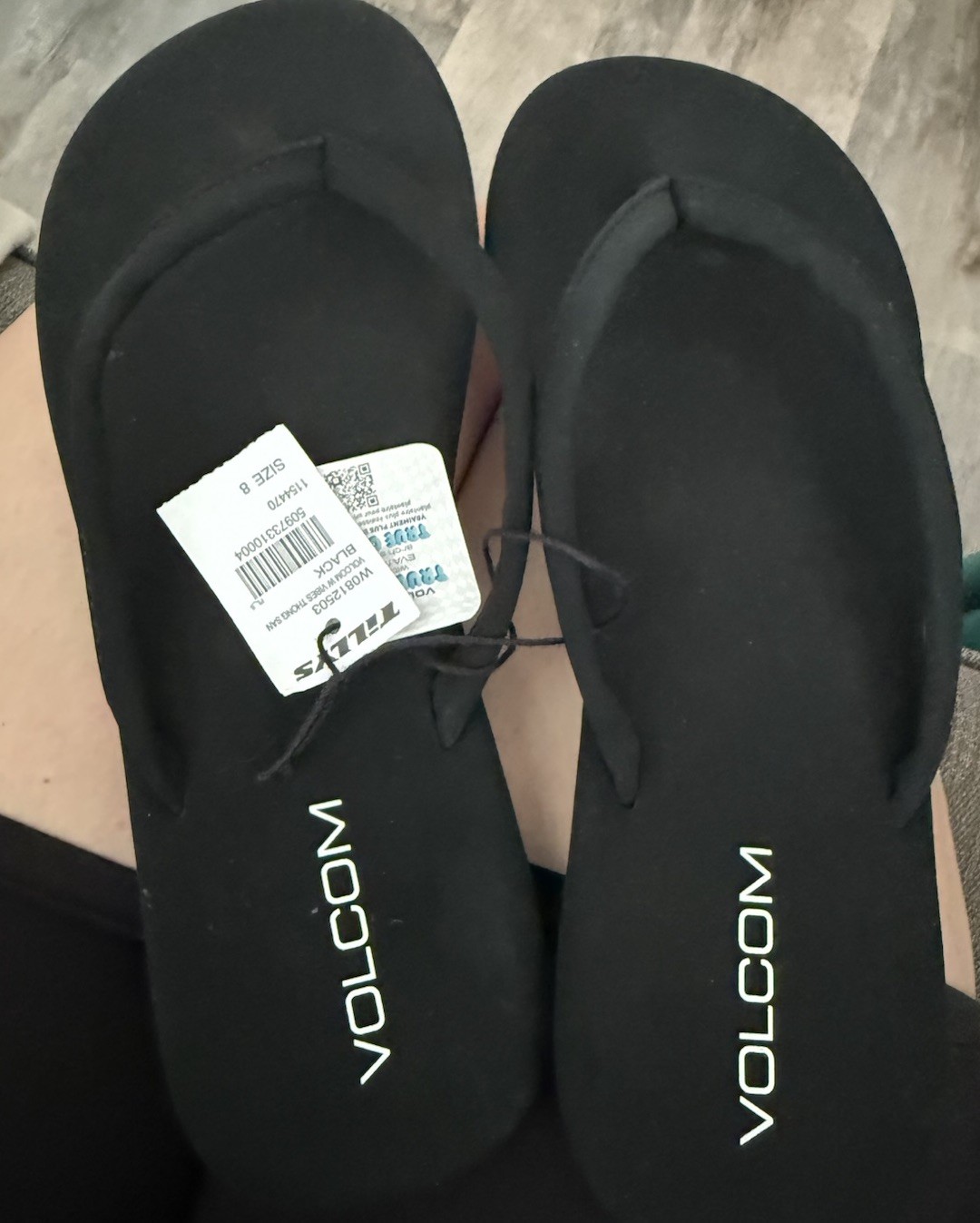 Volcom Vibes Sandal – Blackout – New
