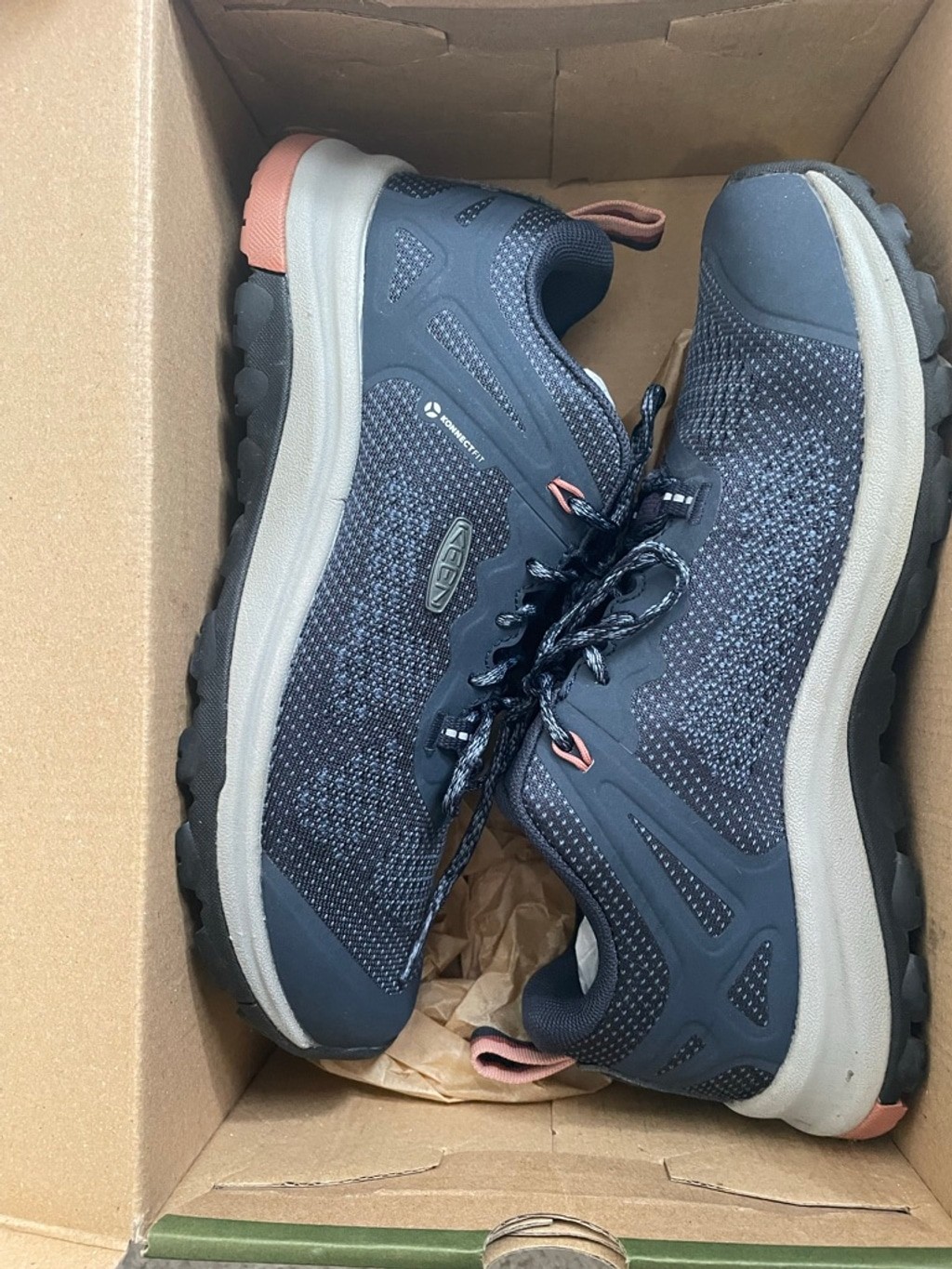 KEEN Terradora II Vent Womens 6 Blue Nights Redwood Hiking Shoes NWT