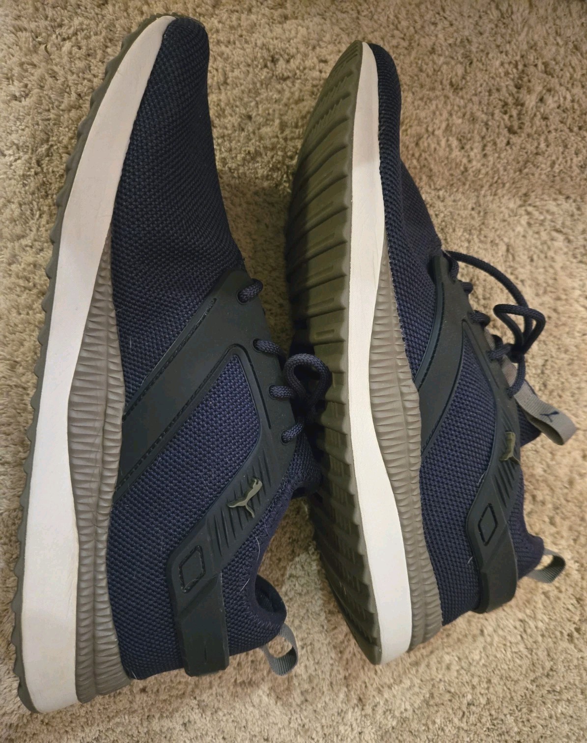 PUMA Men’s Athletic Shoes Blue Mesh Lace Up Size 12- only worn a few of times!