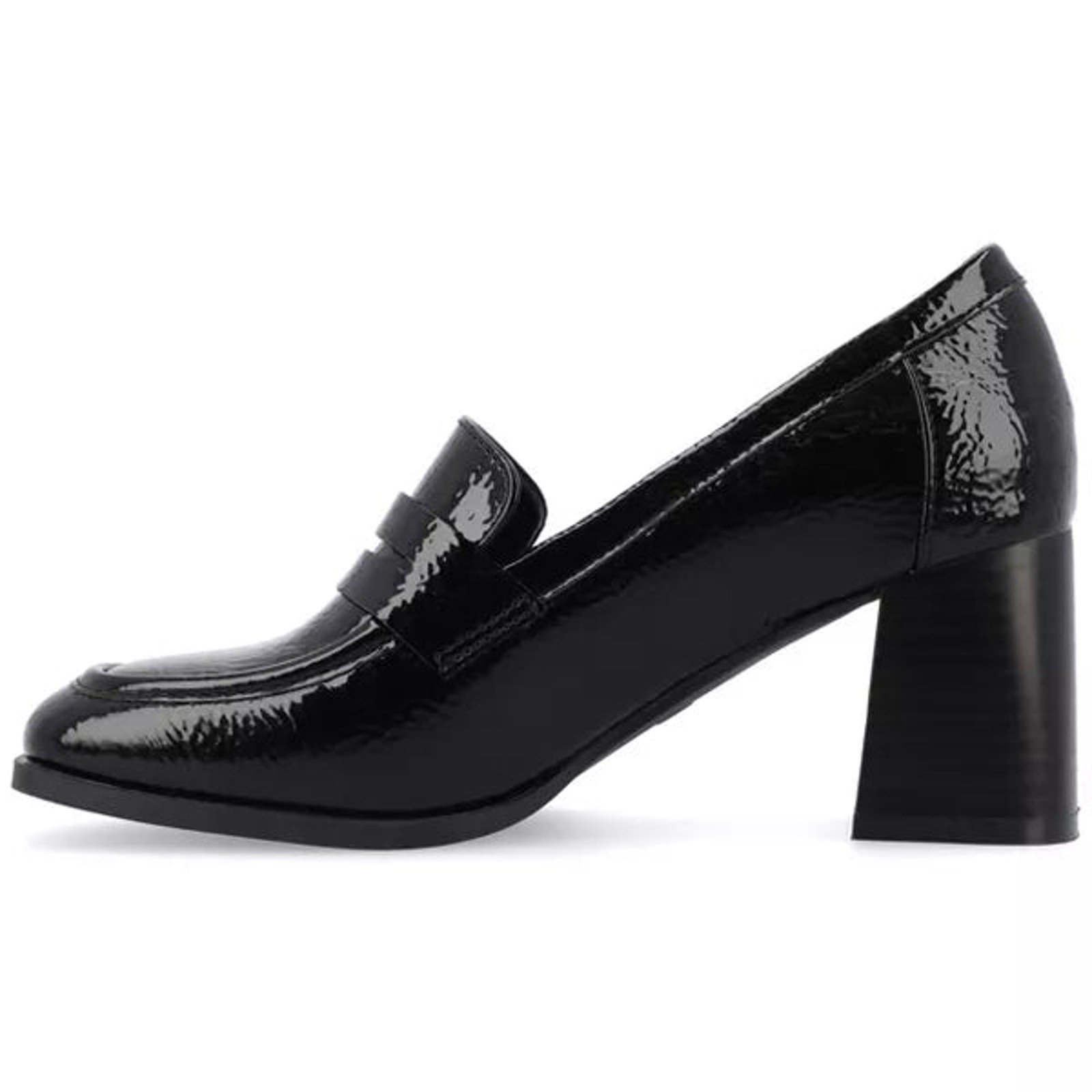 Journee Women’s Tru Comfort Foam Loafer Stacked Heel Pumps – Size 9.5 (Open Box)