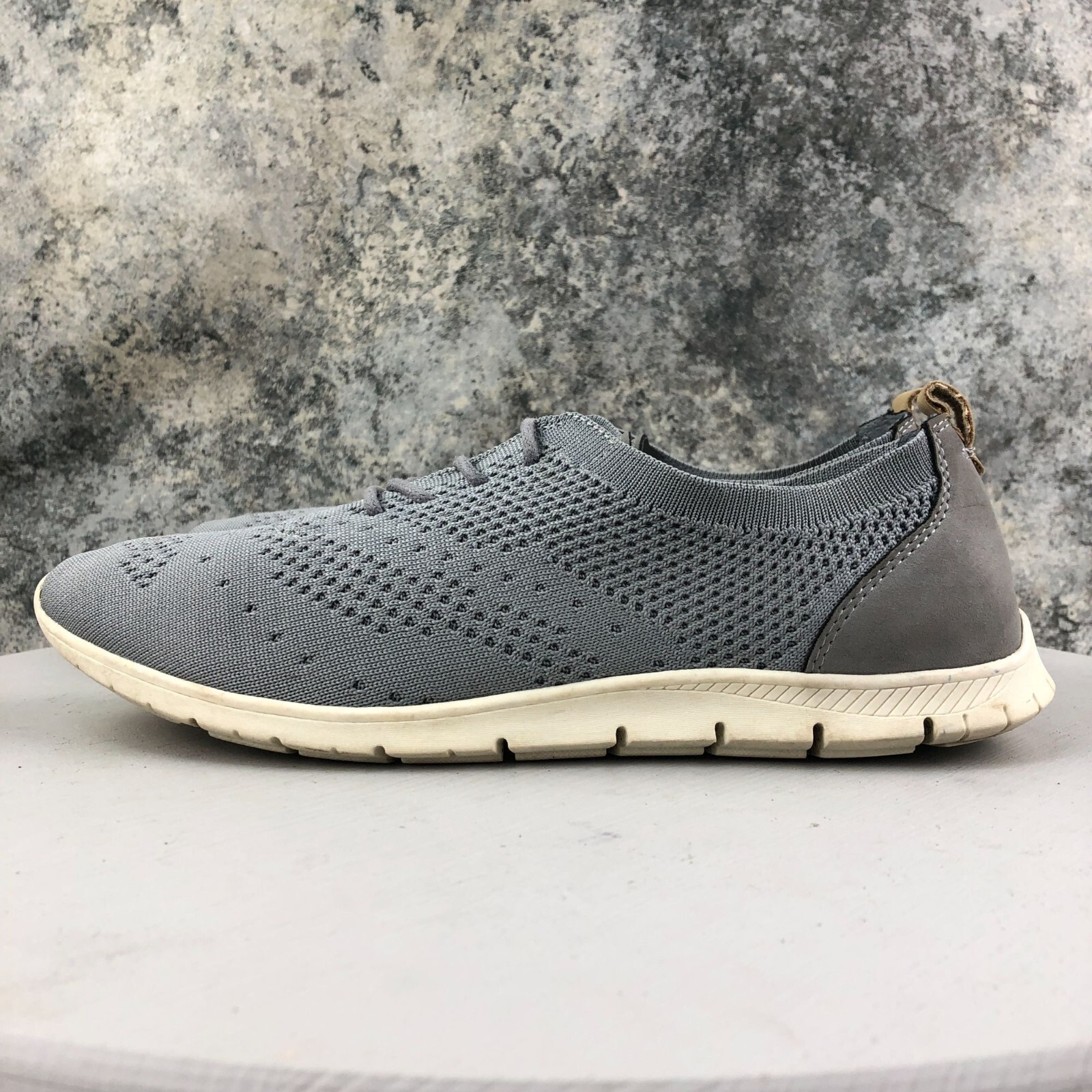 Earth Spirit Women’s Size 10 Grey Gelron Cushion Pull Tab Lace-Up Oxford Shoes