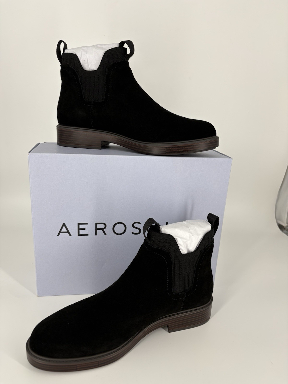 Aerosoles Women’s Sz 9 Black Suede $150 Retail NWB