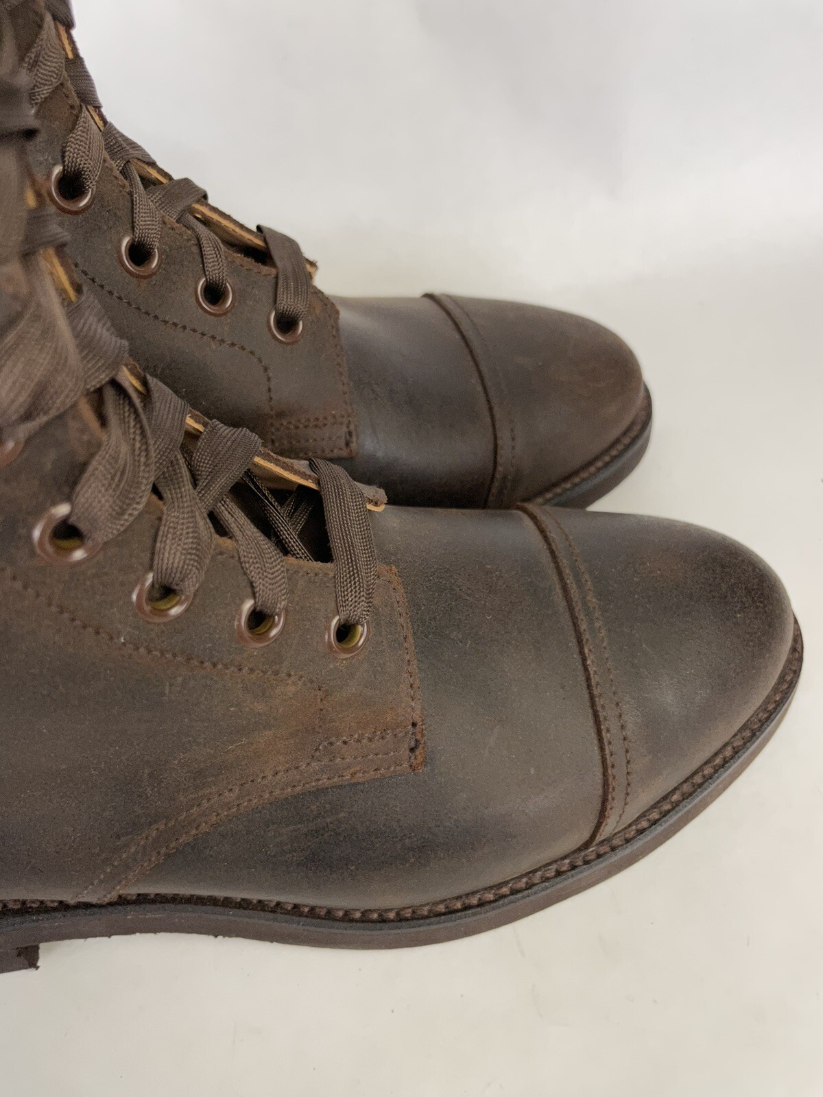 Crockett & Jones Ella Dark Brown Rough Out Suede Newflex Sole Size 80 C US 8.5