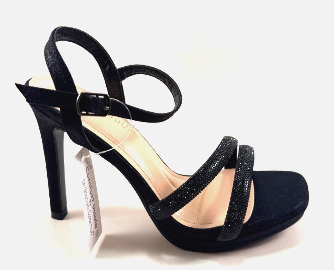 De Blossom Helena-16 High Stilleto Heel Embellished Dress Sandal Choose Sz/Color