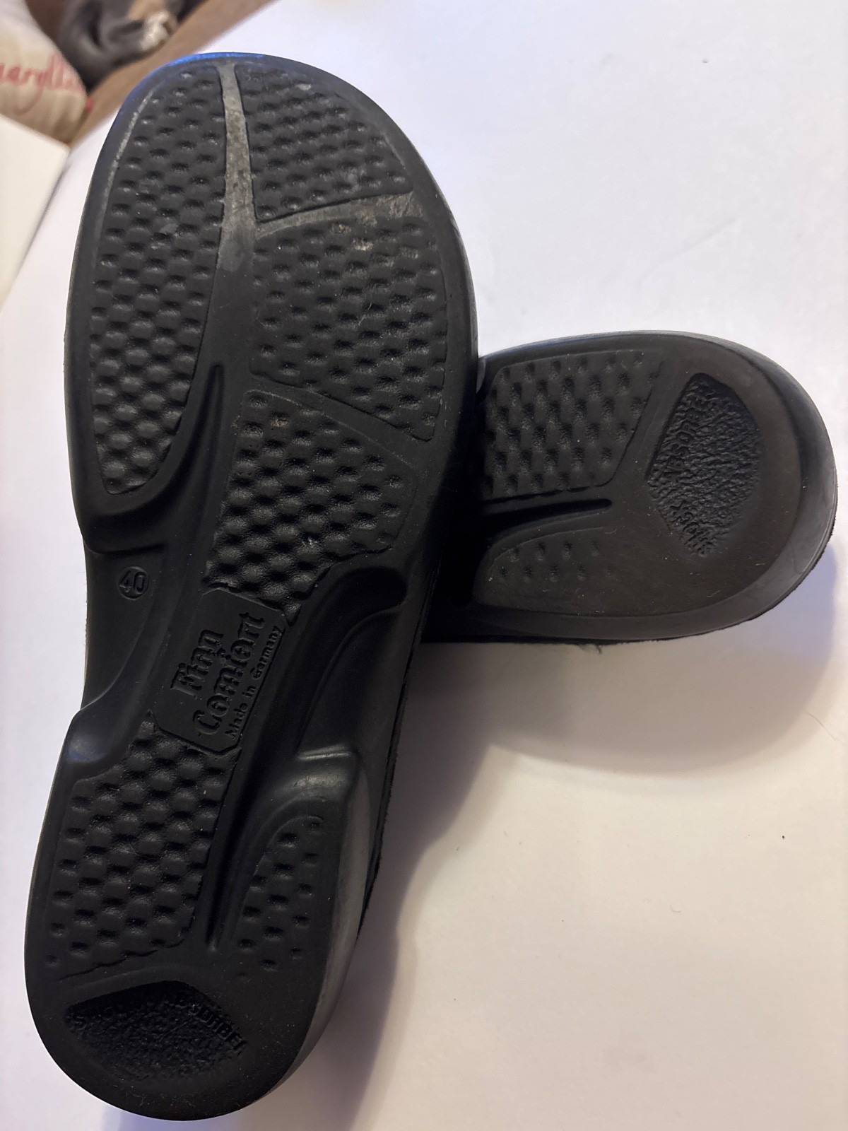 Finn Comfort Women’s Sansibar Black Leather Slide Adjustable Sandal Sz 40 Us 9
