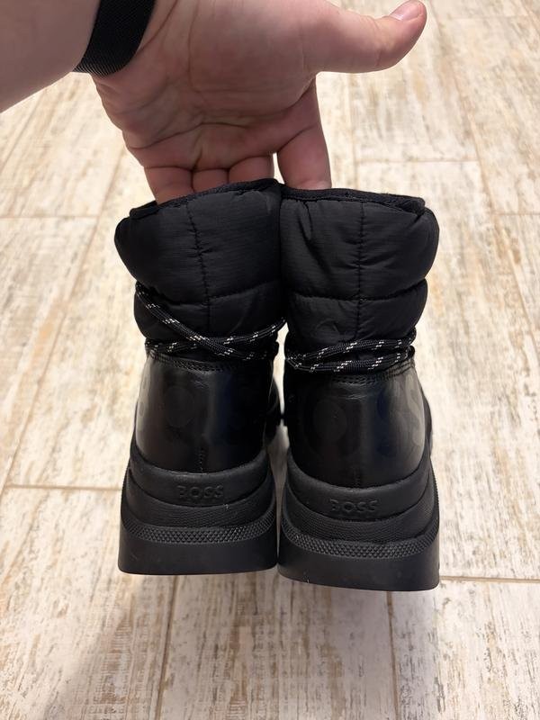 Women Hugo Boss Boots Black Nylon 39