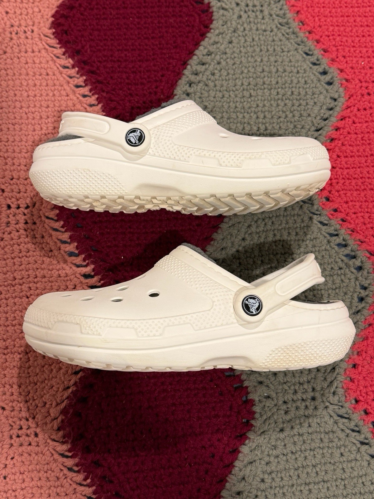 Crocs Baya Lined Clog White Size M5/W7