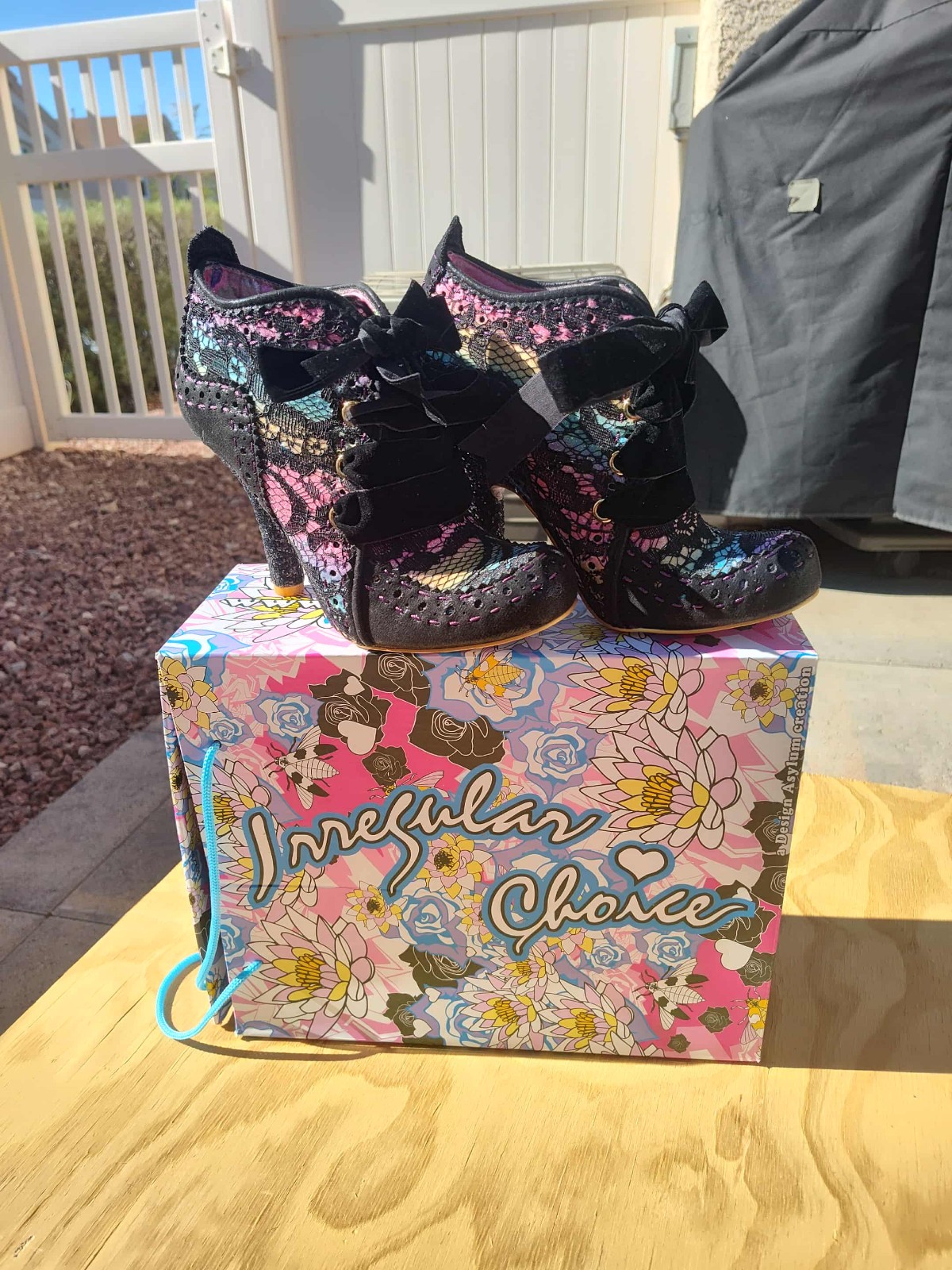 Irregular Choice Abigail’s Party Black Multi Size 38