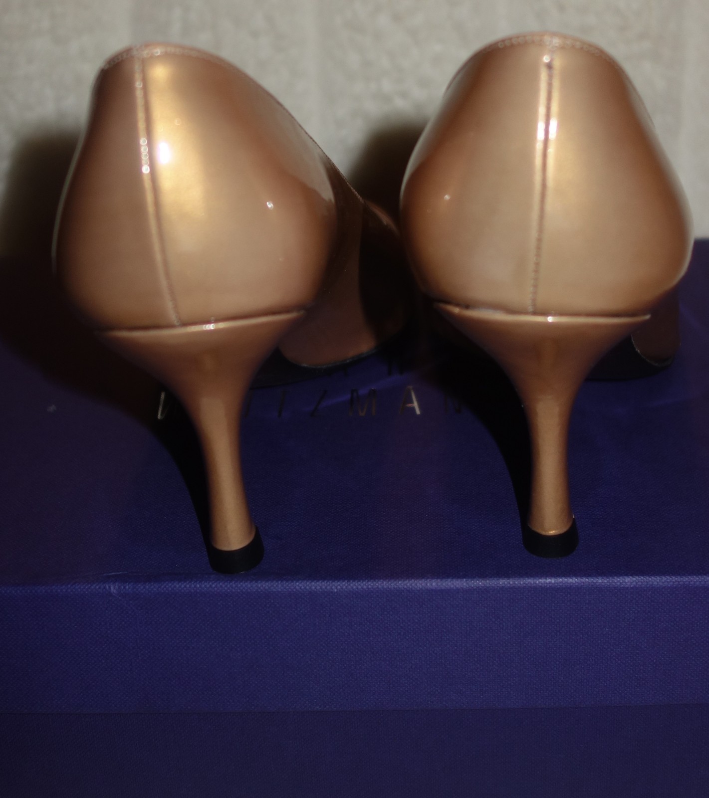 Stuart Weitzman daphneritz champain Pump shoes sz 36.5 US SZ 6 new