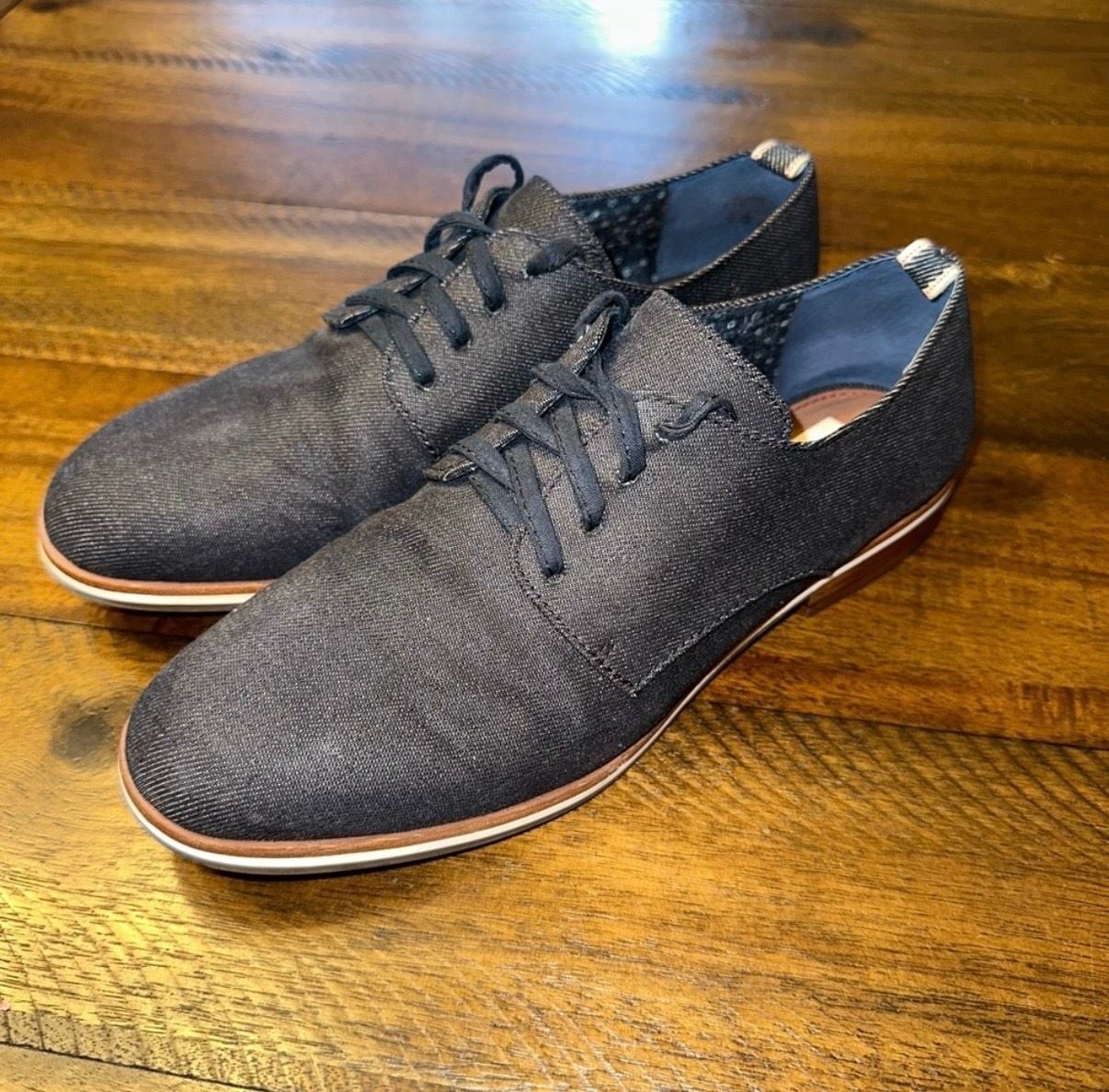 ED Ellen DeGeneres Larkin Dark Denim Oxford Shoes
