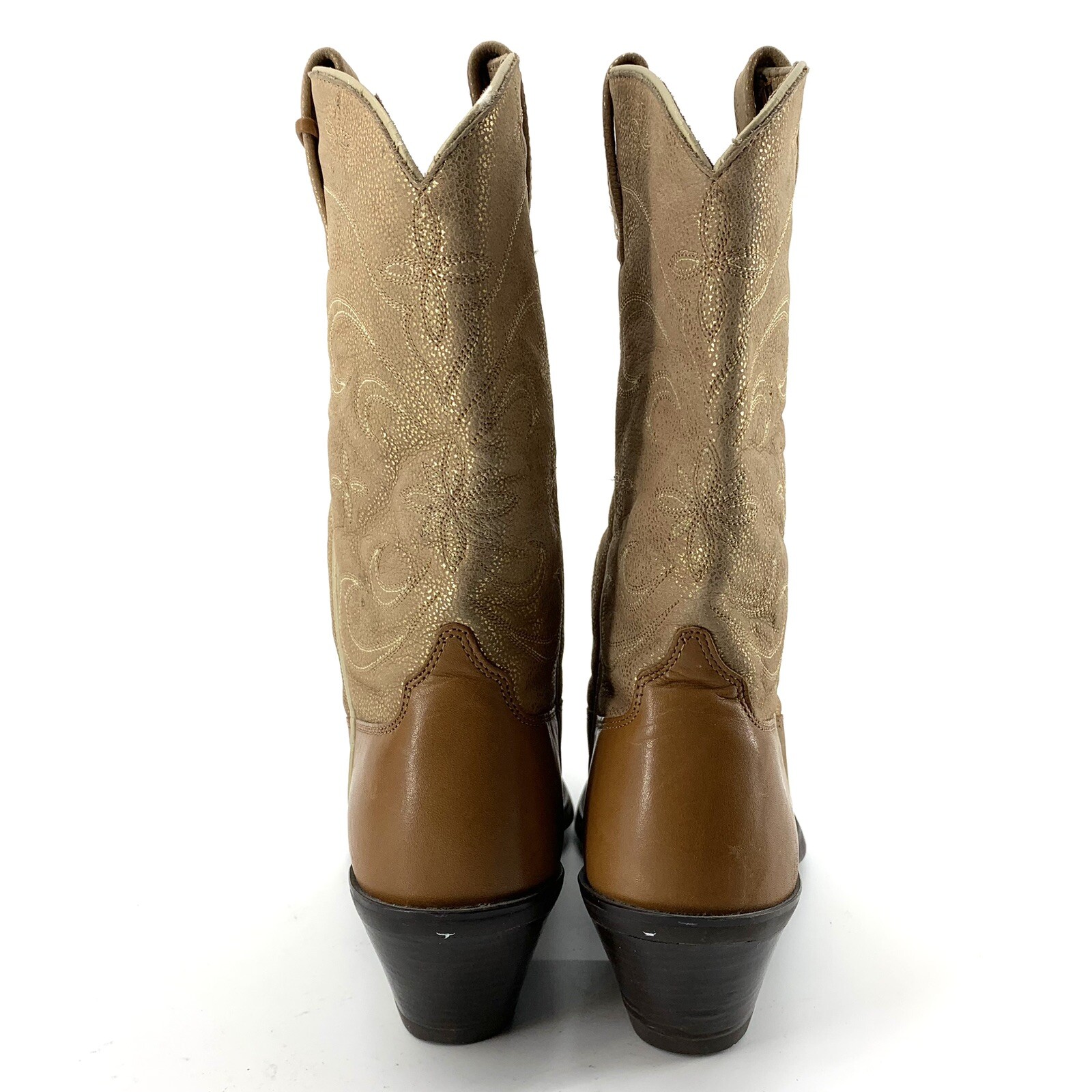 ARIAT ATS Womens Leather Western Boots Two Tone Size 6 B