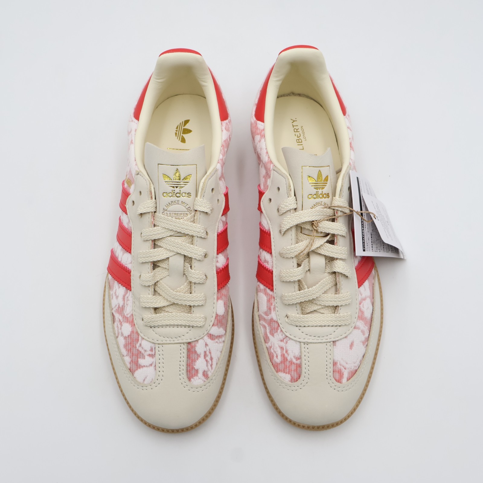JR8841 Liberty London × adidas Originals Samba Better Scarlet (Women’s)