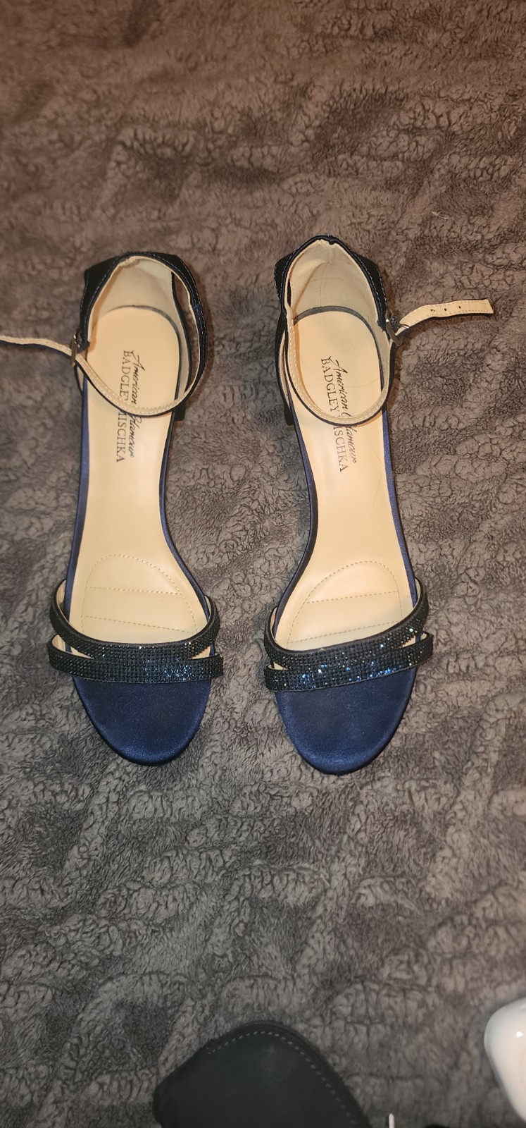 Women’s Navy Blue Heels, Size 8.5
