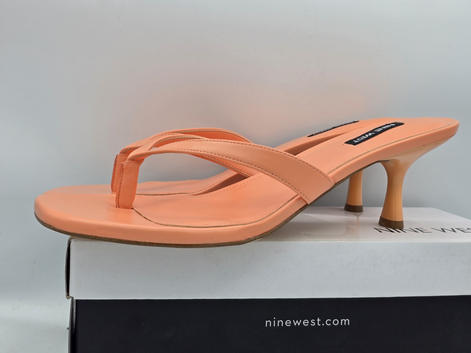 Woman’s Heels Nine West Andela 3 – Orange 800 – Sz 11 M New With Box