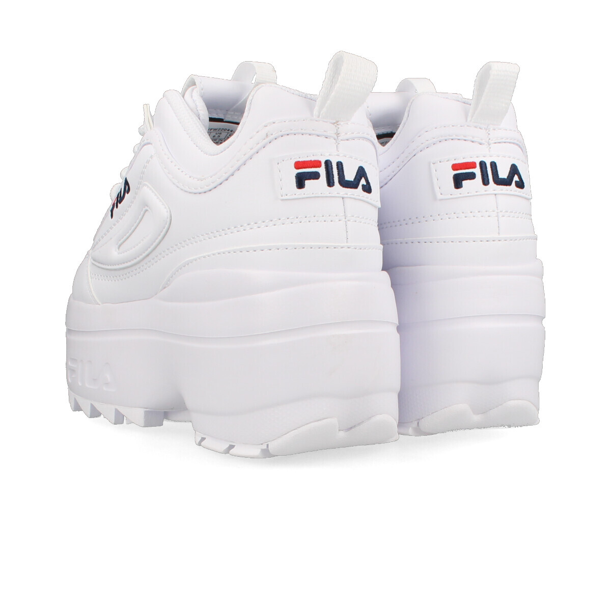 FILA DISRUPTOR 2 WEDGE Sneaker WHITE WFW22044001 Unisex Platform Sneakers New