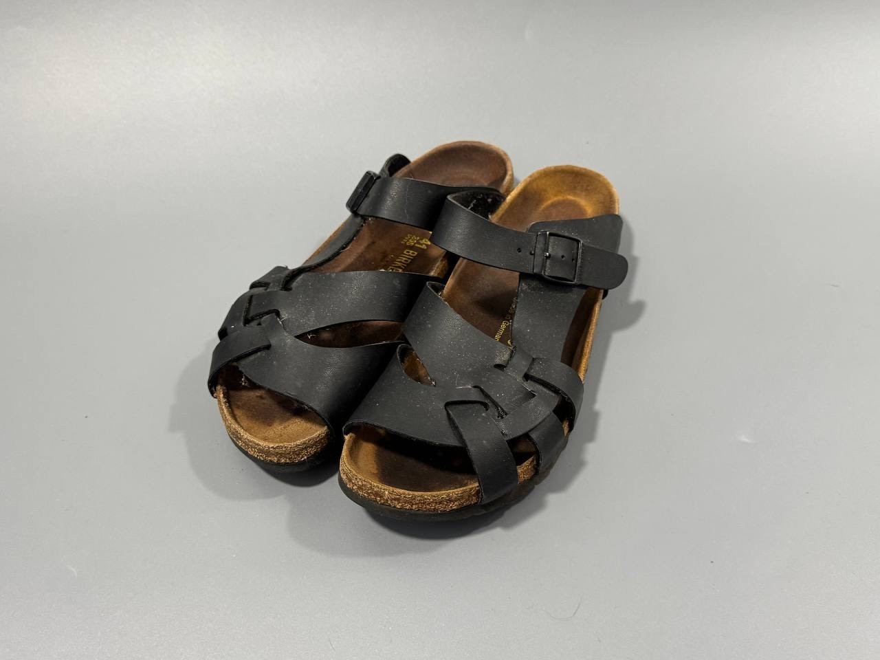 Birkenstock Pisa Black Sandals EU 41 US 8 Men 10 Women 265 mm Authentic
