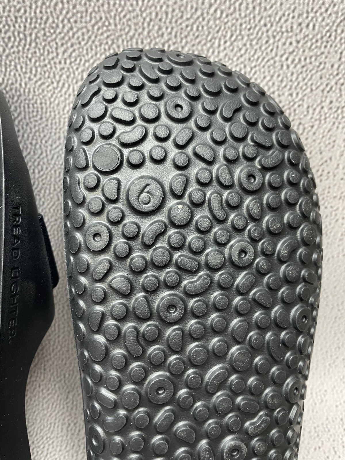 Allbirds Unisex Sugar Slide Sandals Black Eco Friendly Size W 8 M 6