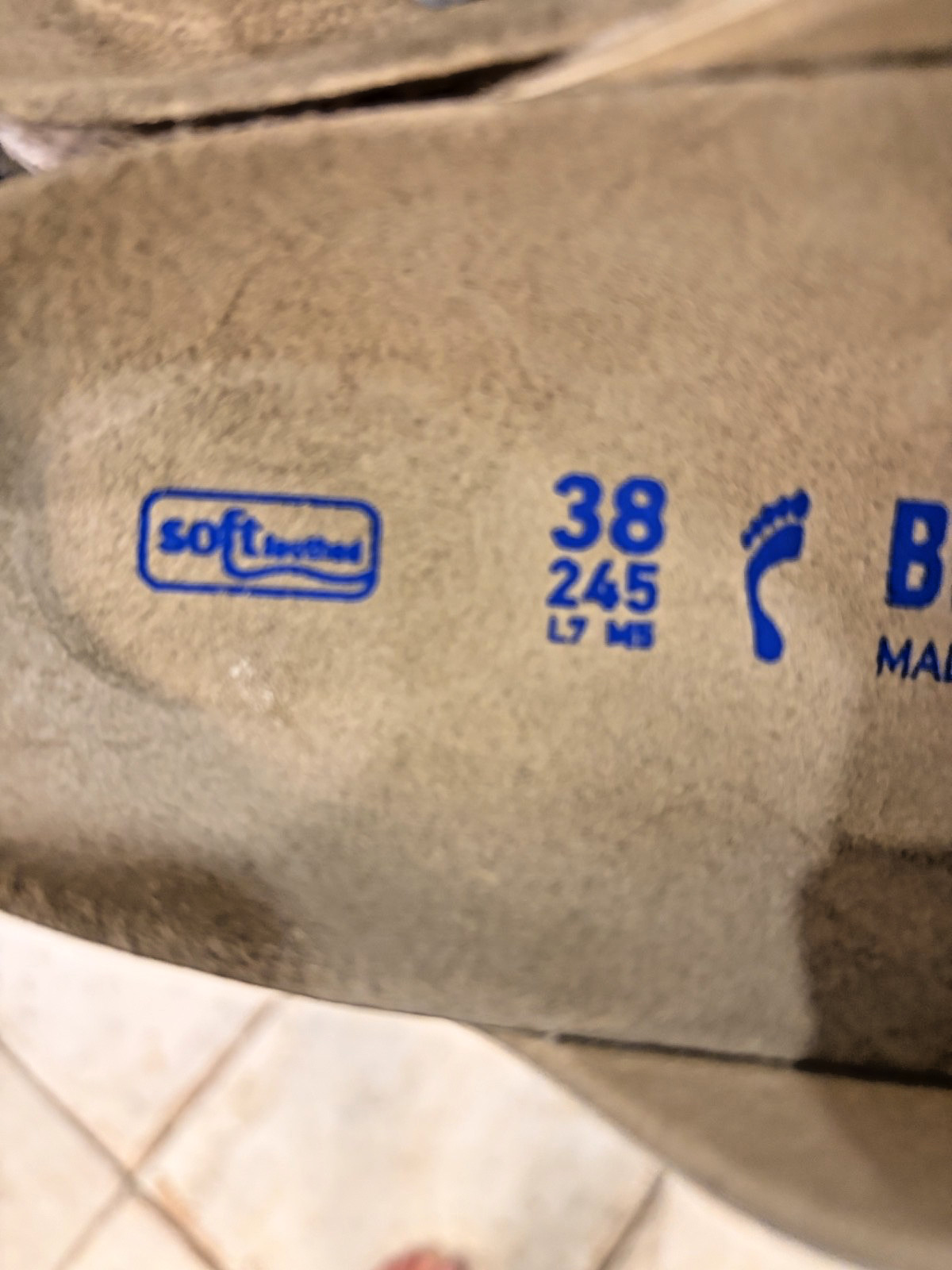 Birkenstock Arizona Soft Footbed Desert Soil Camo Gray Taupe EU 38 US 7 NEW