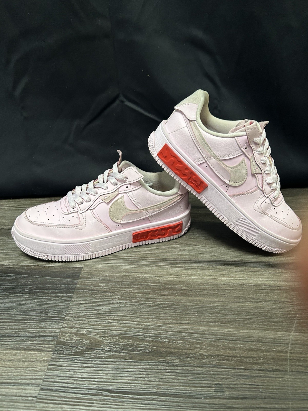 Nike Air Force 1 Fontanka Valentine’s Day DA7024-600 Pink Red White Sneakers