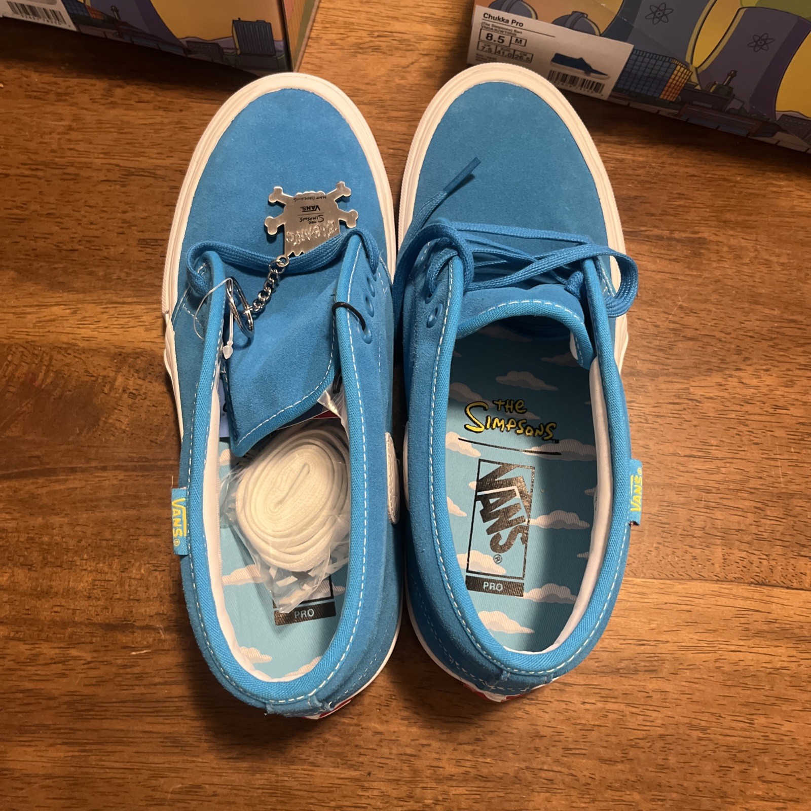 Vans Sneakers x The Simpsons Chukka Pro El Barto Blue Women Size 8.5 Men 7 New