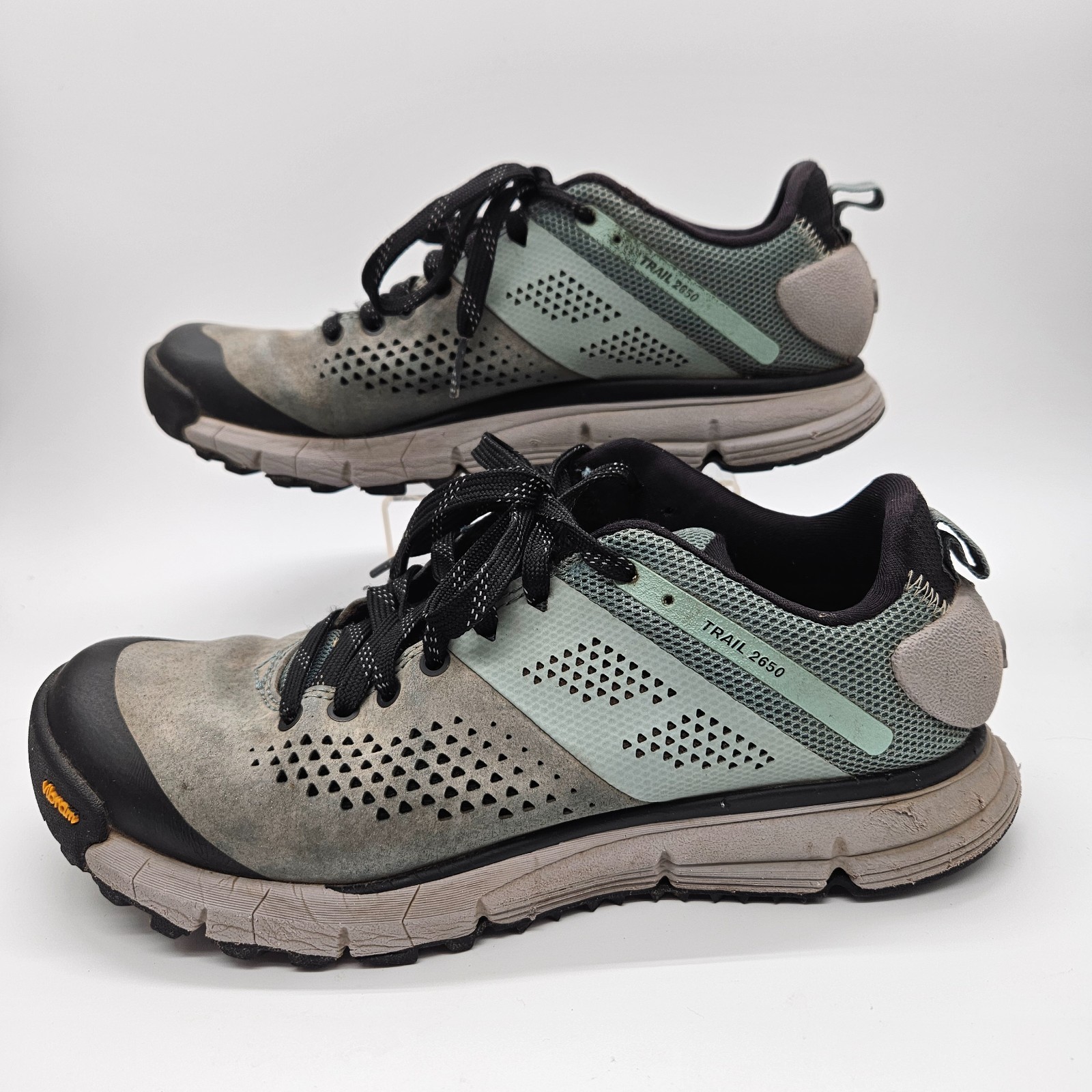 Danner Trail 2650 3″ Shoes Women’s Size 8 Gray Blue Trail Hiking Sneakers 61283