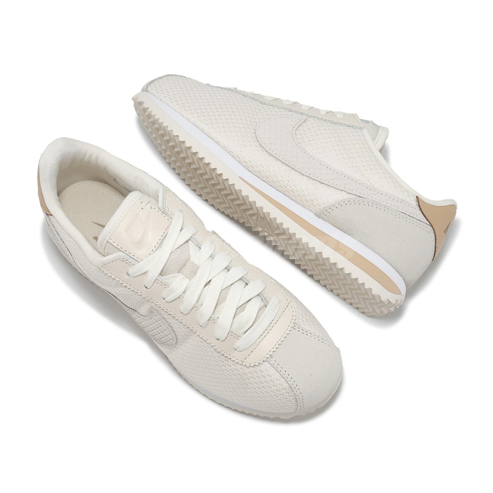 Nike Wmns Cortez Pearl White Pale Ivory Tan Sail Women Casual Shoes IB8879-211