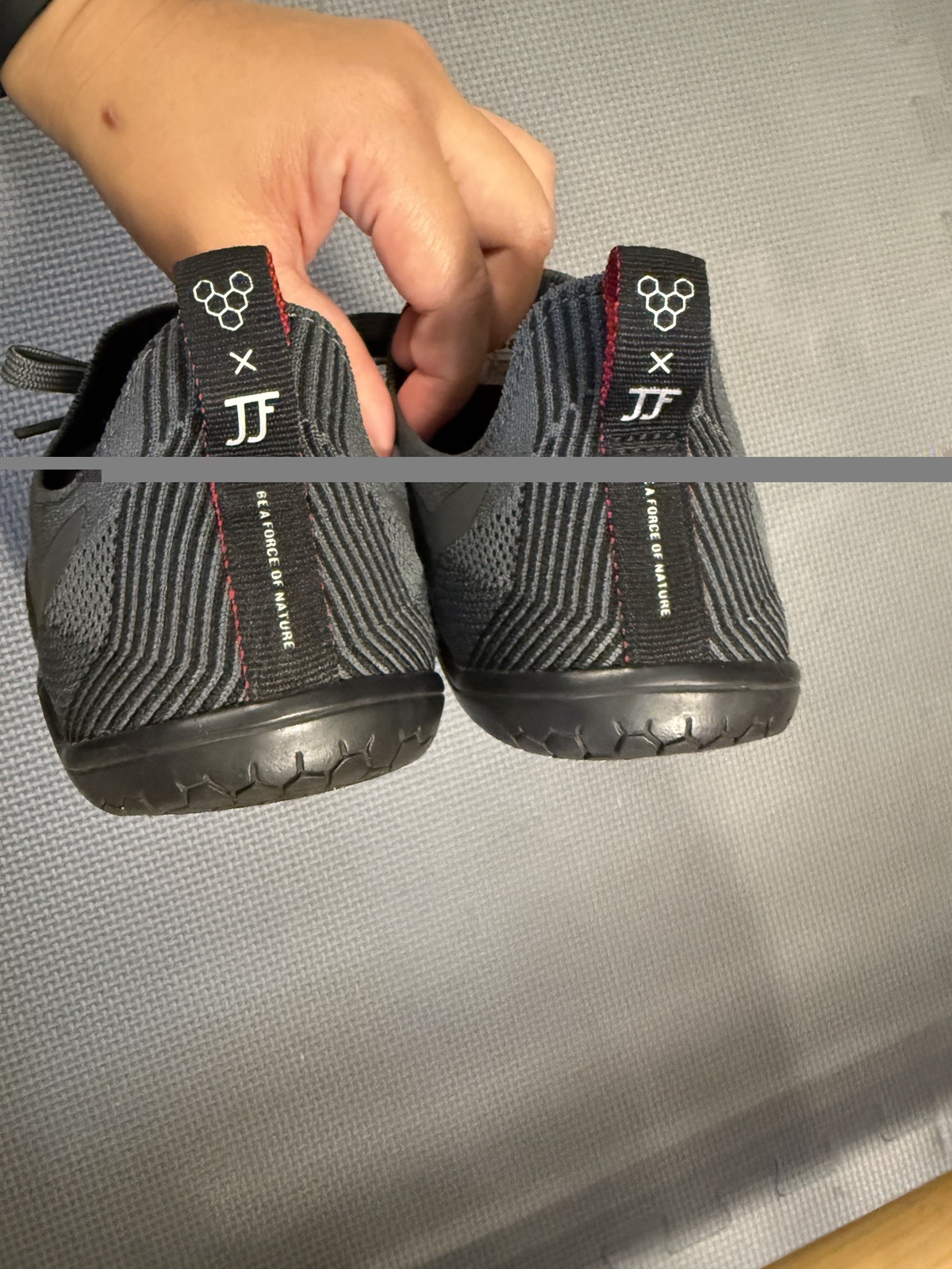 Vivobarefoot Primus Lite Knit JJF Women’s 38 Barefoot Shoes Grey Black