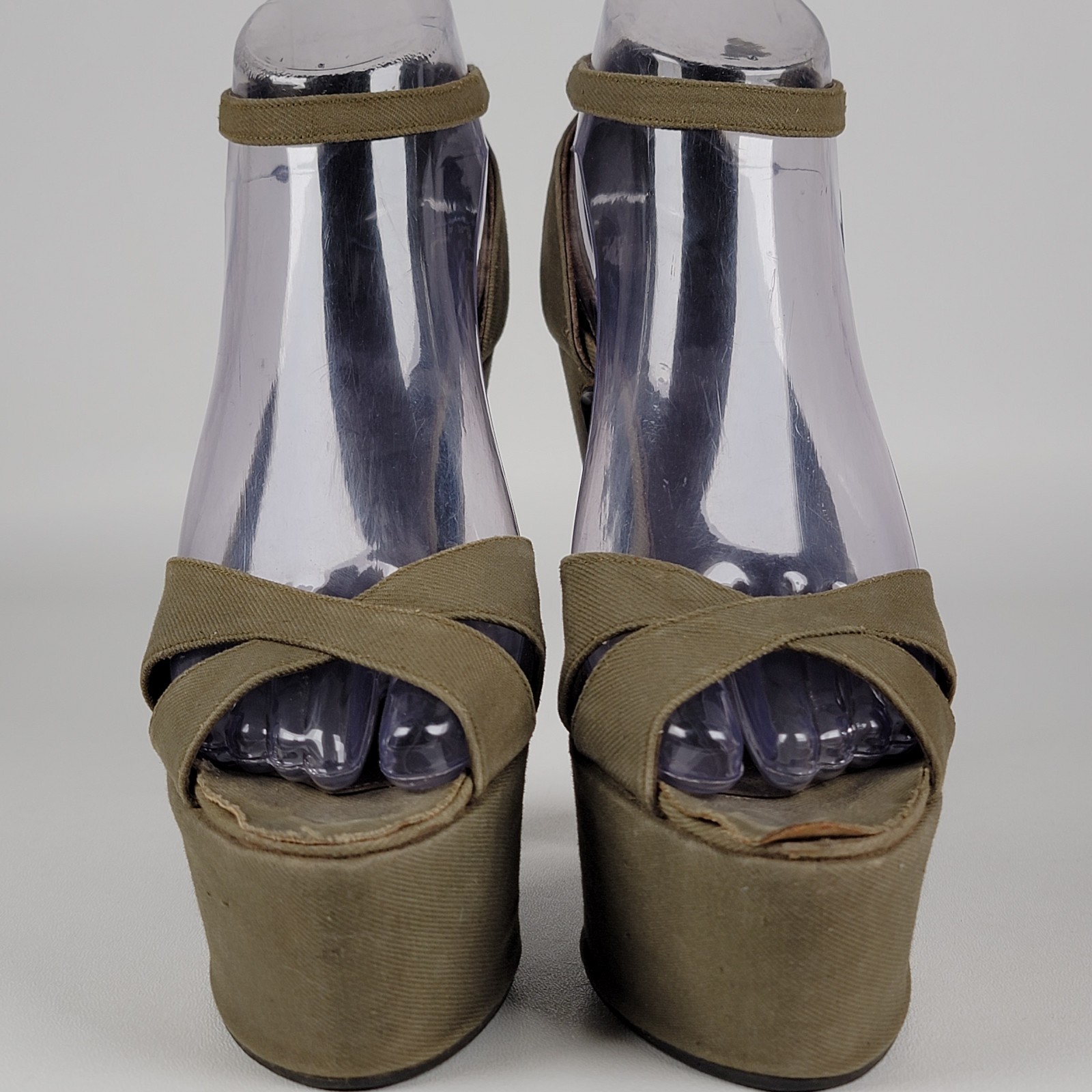 Vintage chunky block heel and towering platform women’s 7.5-8 see photos