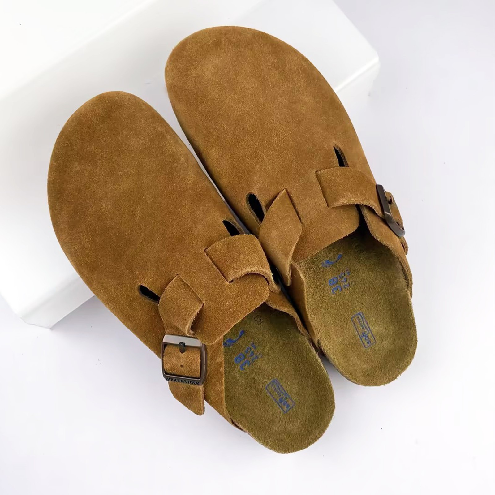 Birkenstock Boston Mink Soft Footbed Suede Men/Women US7-12 Shoes Narrow/Wide