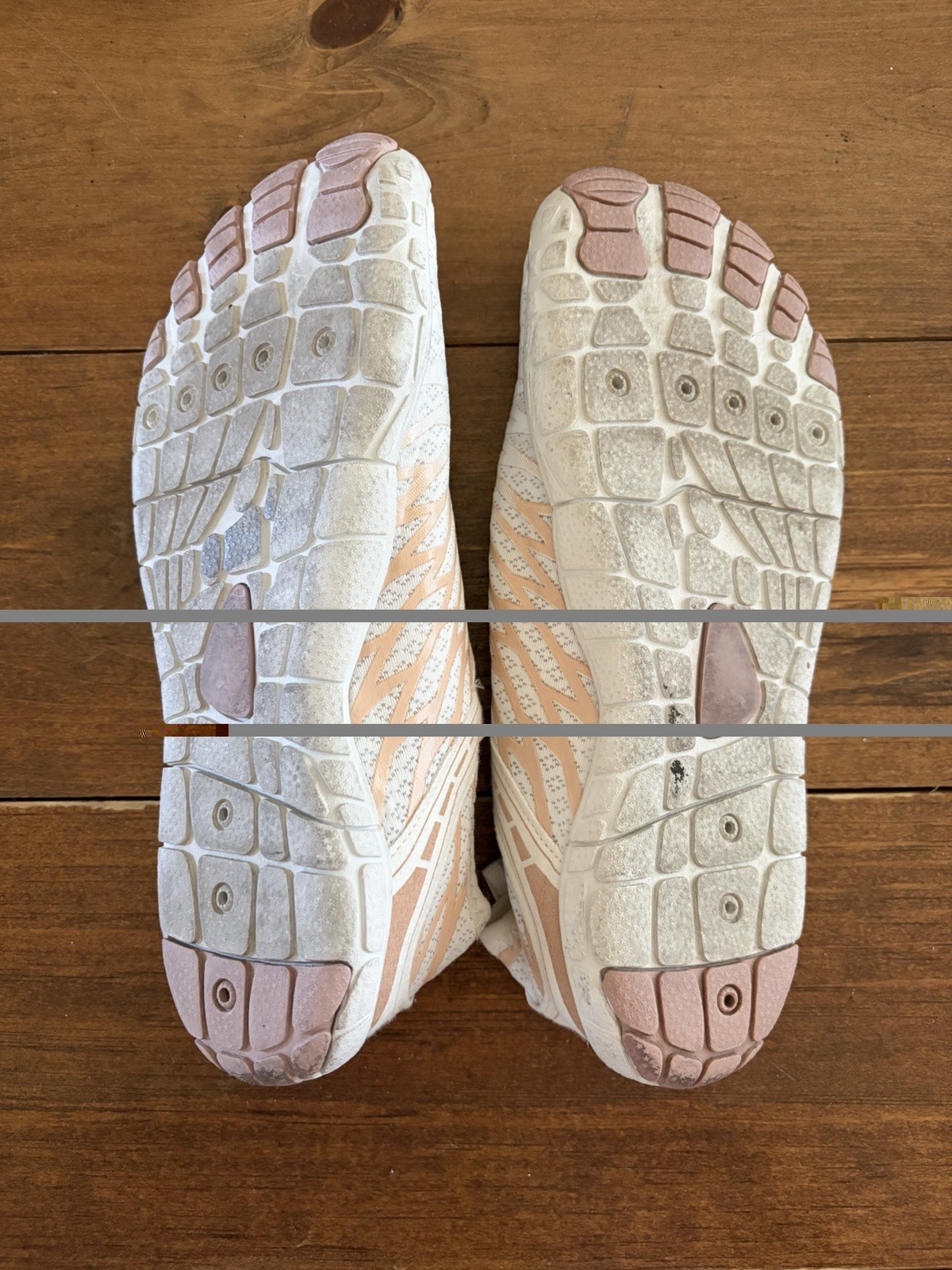 Hike Footware HF Lorax Pro Women’s Barefoot Shoes White/Pink Non- Slip 7.5-8
