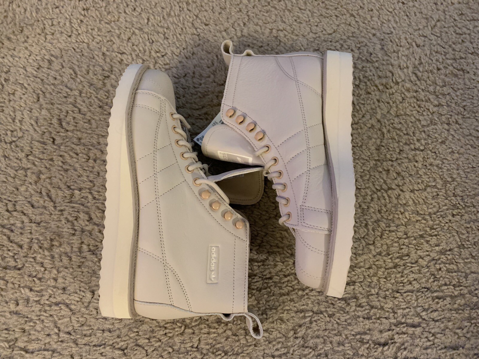 Adidas Womens Superstar Boot Pale Nude Size 7 FZ3837