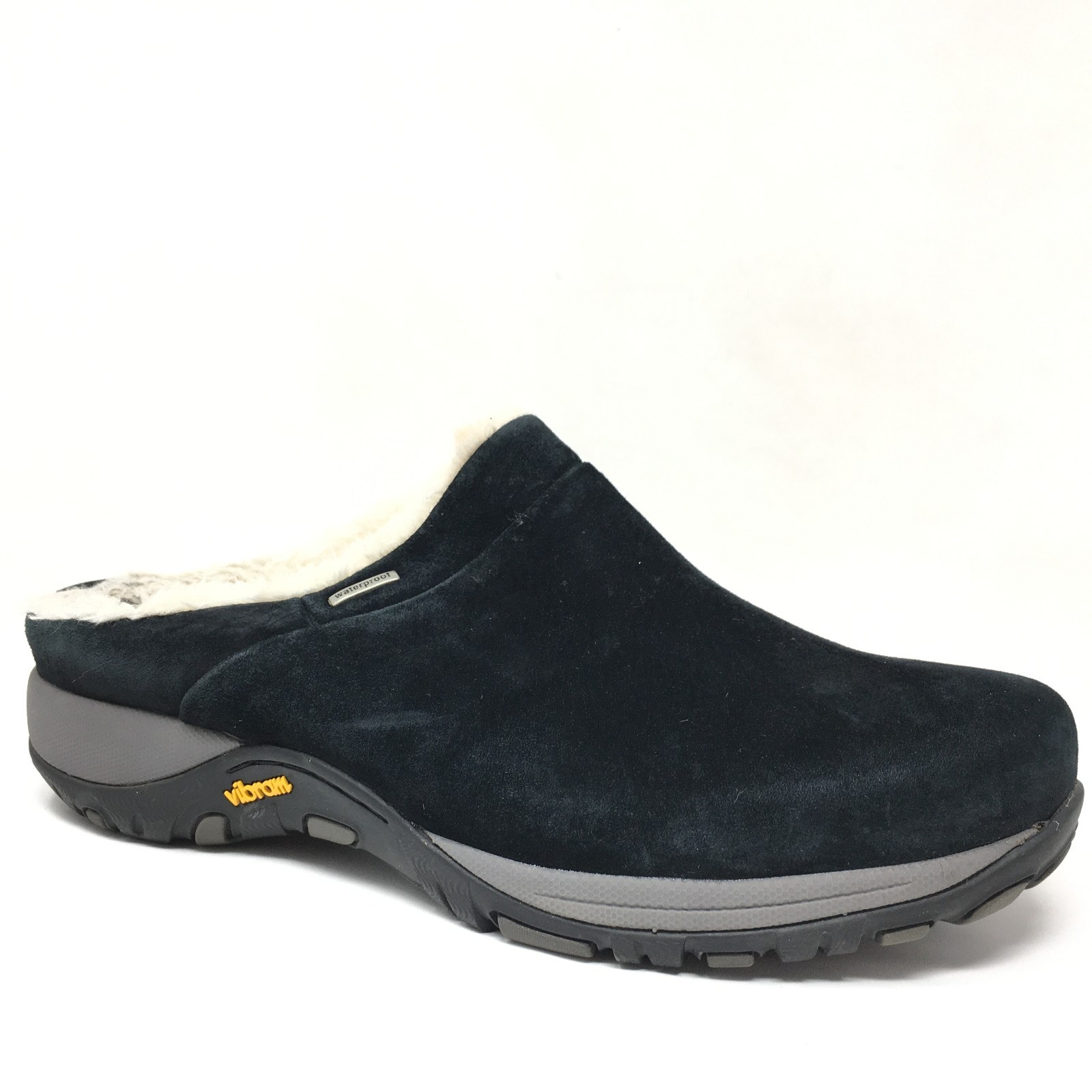 Dansko Parson Waterproof Clogs Loafers Shoes Womens Size 10.5-11 US Black Suede