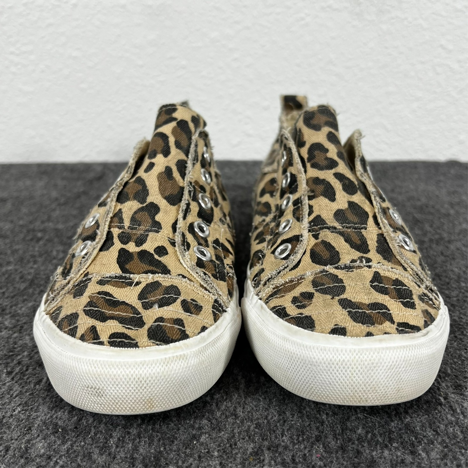 Corkys Babalu Leopard Print Sneakers Shoes Women’s 9 Slip On Low Top