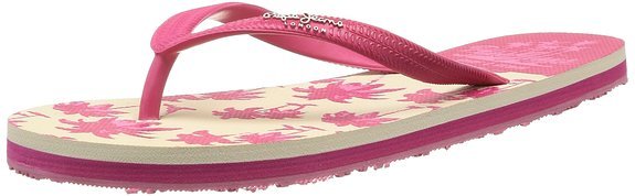 PEPE RAKE PALMS [SIZE 36 / 37 / 38 / 39 / 40 / 41] FLIP FLOPS PINK NEW & ORIGINAL BOX