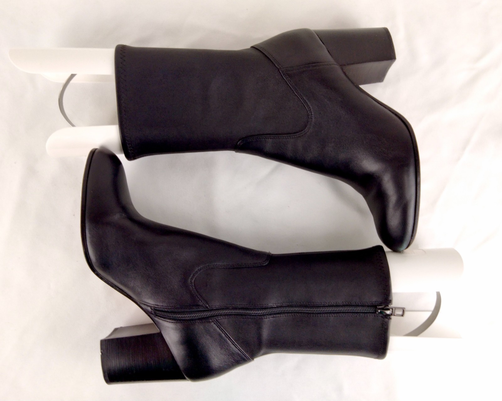 Coach Bond Boots Mid-Calf 3.25″ Stacked Heel Black US Size 11 B