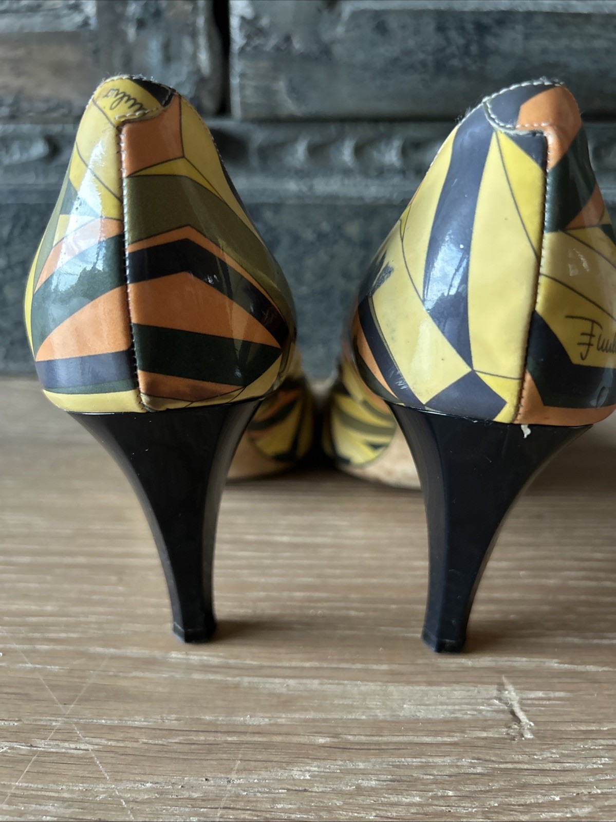 Emilio Pucci Classic Pattern Heels EUR 39