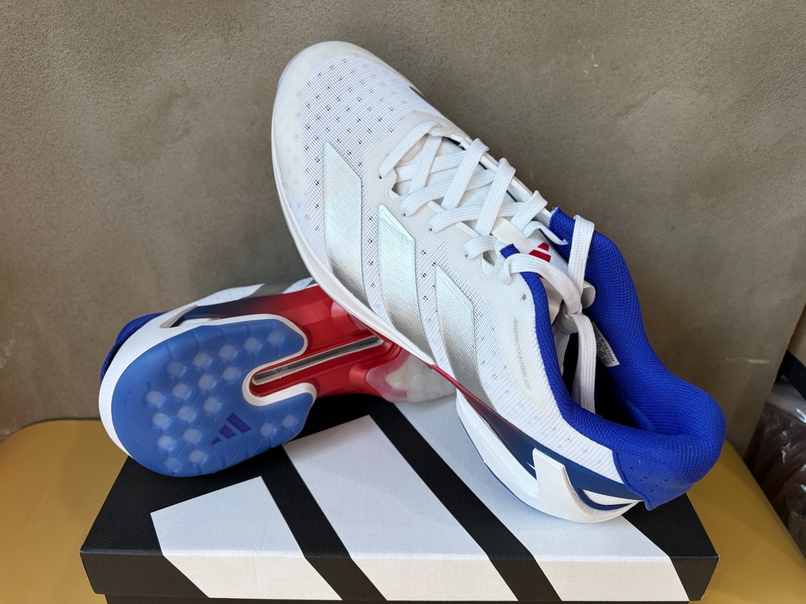 adidas Adizero Counterblast Indoor Shoes Unisex Sports Training Shoes NWT JR1679