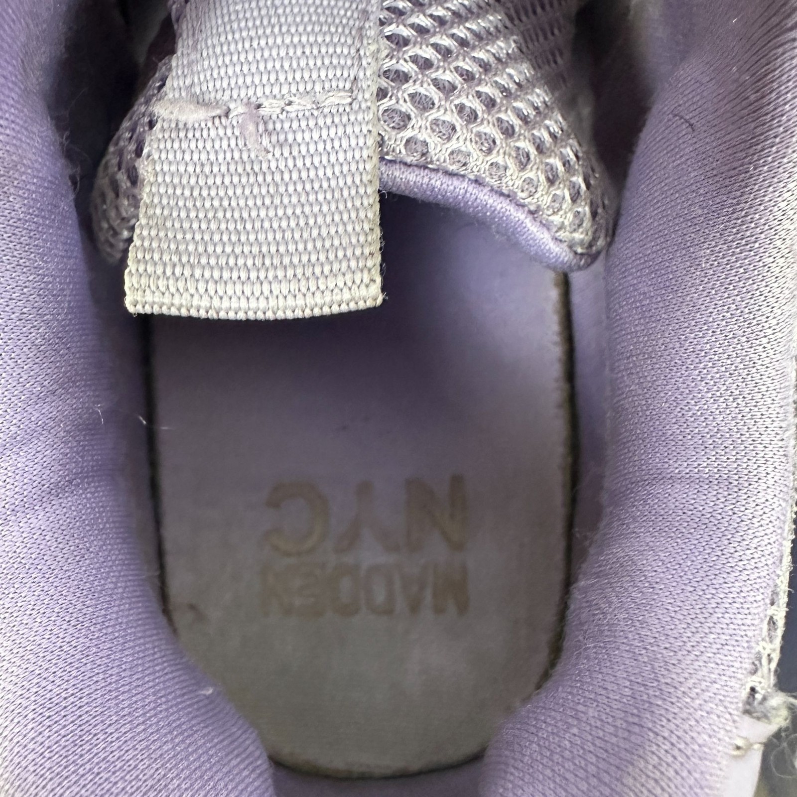 Madden NYC Lilac Womens Fashion Sneakers Size 5 Lavender Casual Lace-Up Shoes