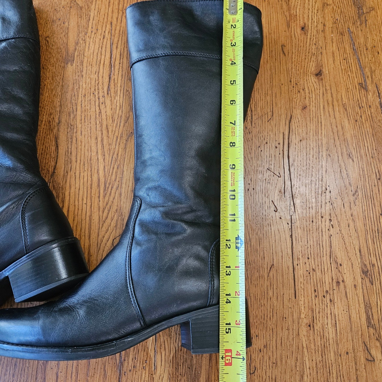 La Canadienne 30742 Black Leather Waterproof Knee High Boots Womens 7.5 M Canada