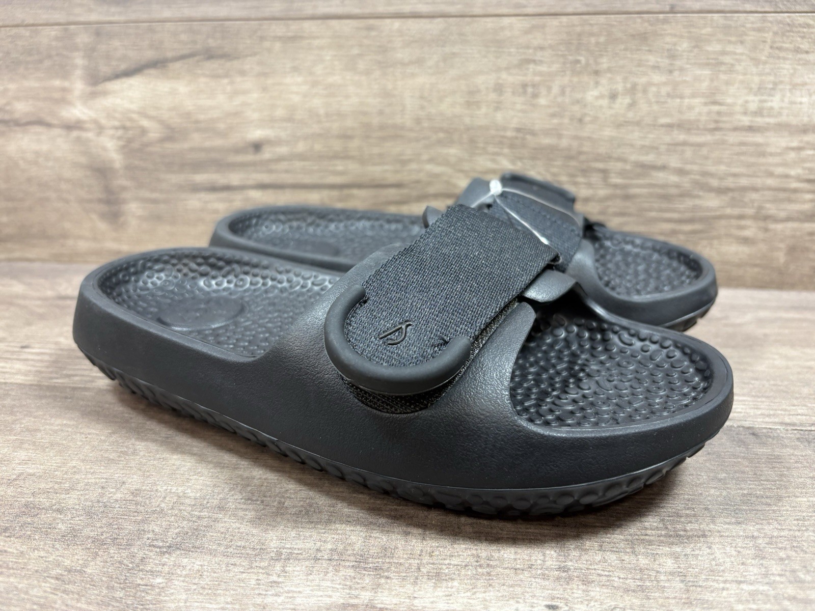 Allbirds Unisex Sugar Sliders Slide Sandals Black Eco Friendly Size W 6 M 4