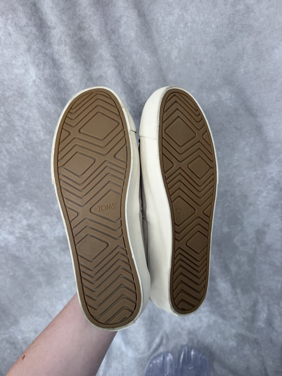 Toms Women Fenix Alpargata Platform Slip-On Sneaker Canvas Womens size 8-1/2